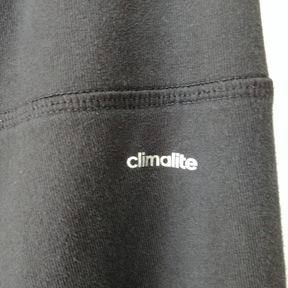 Adidas Essential Leggings 3 Stripes Black Size Medium Cotton - Picture 10 of 12